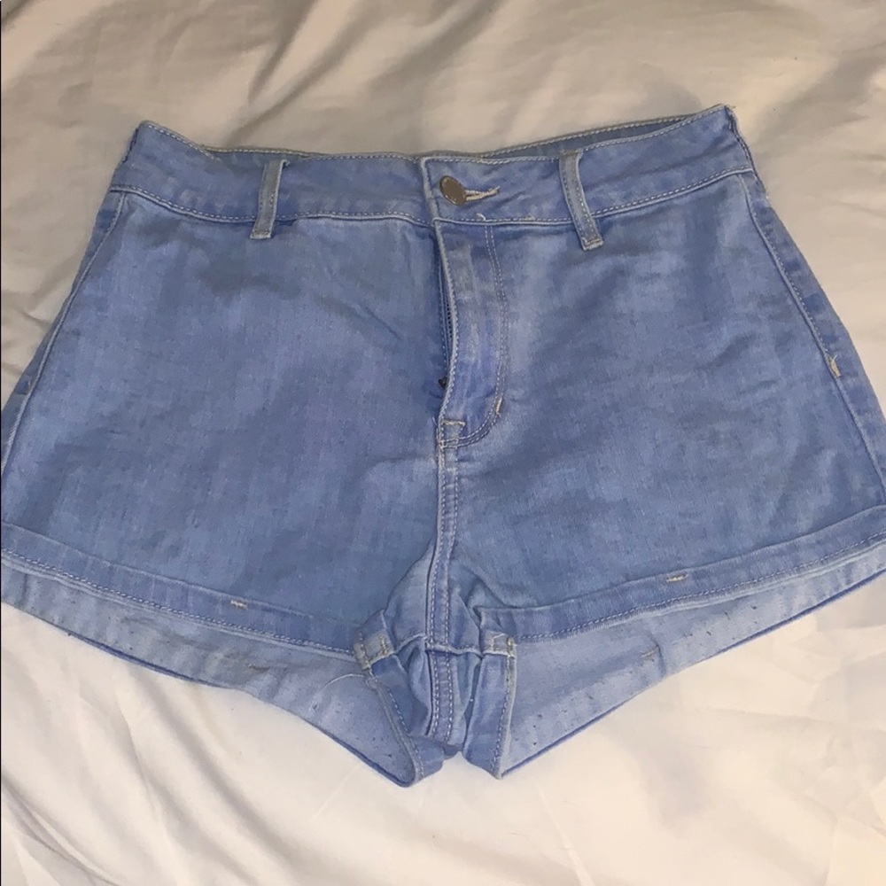 Denim shorts